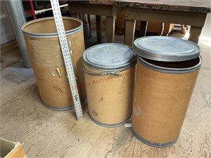 3 storage barrels