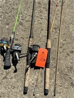 Assorted Rods and Reels