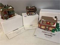 SNOW VILLAGES IN ORIGINAL BOXES