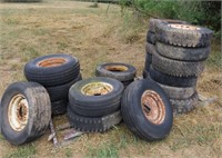 Implement & Truck Rims w/Tires