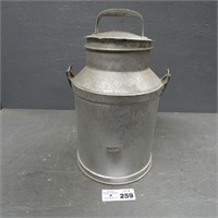 6 Qt Metal Milk Pail / Can