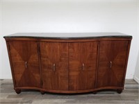 Bernhardt marble top console table