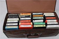 Vintage 8 Tracks with Case