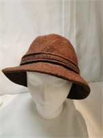 Kangol Fedora Style Wool Hat - Brown XL