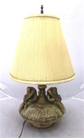 Mid Century Nude Nymphs Lamp by Olive Kooken