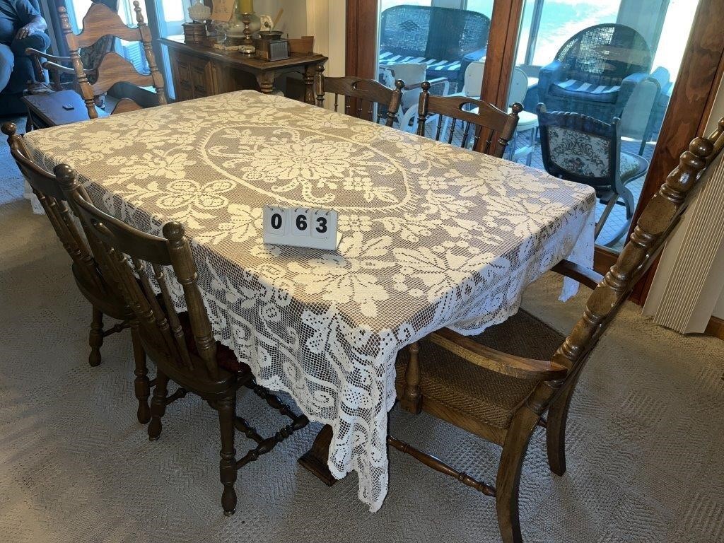 Table, 6 chairs