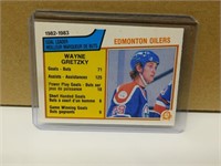 1983-84 OPC Wayne Gretzky #22 Goal Leader Card