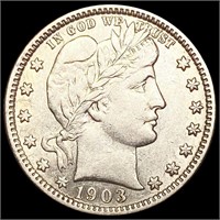 1903-O Barber Quarter CLOSELY UNCIRCULATED