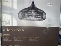 ALLEN AND ROTH PENDANT LIGHT RETAIL $100