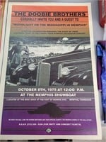 Reprint -The Doobie Brothers concert poster Octobe