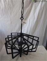 Geometric Iron Ceiling Mount Light Fixture