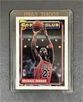 93 Topps 50pt Club Michael Jordan Card