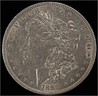 1889-O MORGAN DOLLAR AU