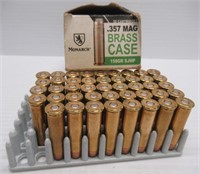 (50) Rounds of Monarch 357 mag brass case 150GR