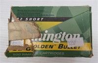 (500) Rounds of Remington golden bullet 22 short