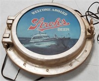 14" Stroh's Lighted Beer Sign