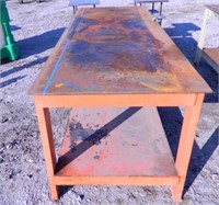 8' steel table