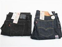 New (2) Pair of Men's LEVI Jeans- Size: 36 W  30 L
