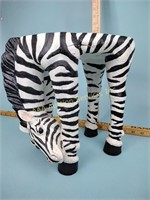 Zebra foot stool