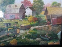 John Deere puzzle in frame