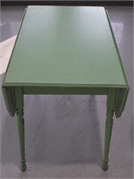 Canadiana Painted Pine Drop Leaf Table