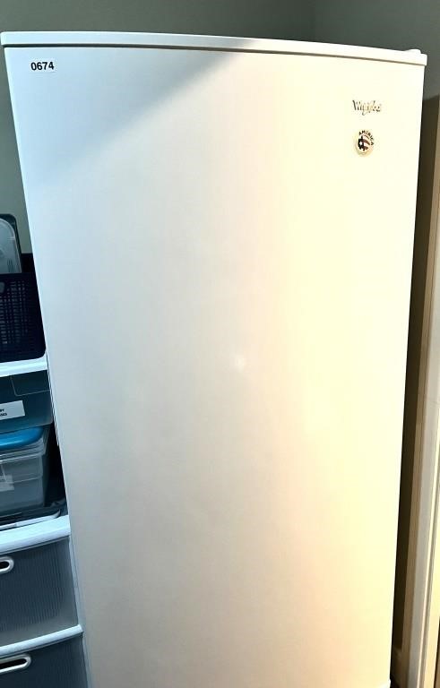 Whirlpool Upright Freezer.  Excellent Condition.
