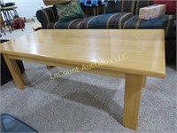 sturdy solid wood coffee table 48" x 24" great