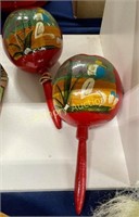 HAND PAINTED MARACA'S