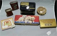 Assorted Tin Boxes