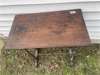 Antique Smaller Side / End Table 28" Tall
