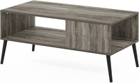 Furinno Claude Wooden Leg Style Coffee Table with