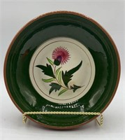 1950s Stangl Hand-Carved & Hand-Painted Thistle