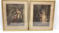 2 nicely framed museum prints ‘Cries of London’,