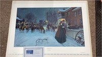 Mort Kunstler print titled ‘Wayside Farewell’,