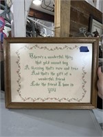 Framed Needlepoint