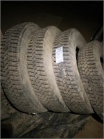 4 - Bridgestone Radial R250 - 9R22.5 Semi Tires