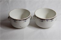 2 Victorian John Maddock & Sons Tea Cups