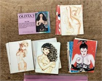 Olivia 3 trading cards --50 total