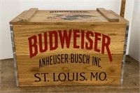 Wooden Budweiser crate