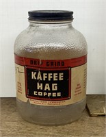 Kaffee Hag coffee jar