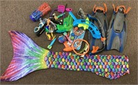 Swimming and snorkeling items