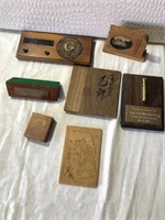 Lot w/Plaques & Stamps, etc...