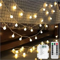 Battery Operated LED Globe String Lights, 2-Pack T