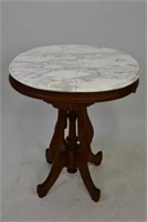 Oval Marble Parlour Table