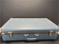 Vintage Blue Suitcase