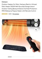1500W Infrared Heater-Black