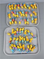 Lot Of 54 Bart Simpson Keychains