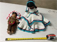 2- Indian crochet outfit dolls