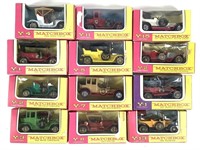 12 VTG Matchbox Vehicles in Boxes Lesney