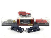 6 Solido Die Cast Cars Trucks 1/43 Scale